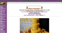 Desktop Screenshot of chocofountain.com